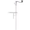 vidaXL Konservų atidarytuvas, sidabrinis, 70cm, aliuminis ir plienas