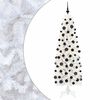 vidaXL Dirbtinė siaura kalėdinė eglutė su žaisliuku 180 cm 300 LED