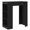 vidaXL Baro stalas 95 x 47 x 103,5 cm Apdirbta mediena Juodojo ąžuolo