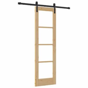 vidaXL Slankios durys ORKDAL Natūrali 61 x 198,5 cm