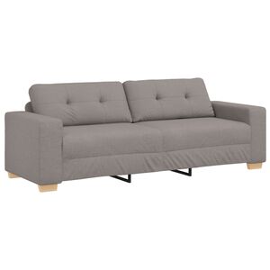 vidaXL 3-Vietis Sofa Taupe 220 cm audinys