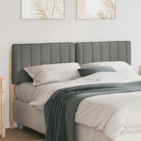 vidaXL Apmu&scaron;ta lovos galvūgalis Rudas ir &scaron;viesiai pilkas 150 cm