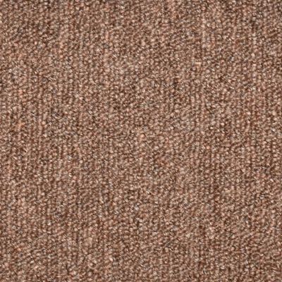 vidaXL Laiptų kilimėliai, 15vnt., rudos spalvos, 56x17x3cm