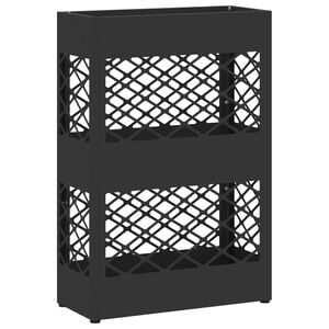 vidaXL Lietaus skėtis stovas Juoda 28 x 12 x 41 cm Plienas