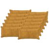 vidaXL Pagalvėlės užvalkalas 12 vnt. HOUTEN Geltona 40 x 80 cm