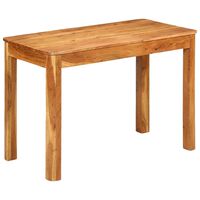 vidaXL Valgomojo stalas, 110x55x76cm, akacijos medienos masyvas