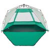 vidaXL Paplūdimio palapinė, jūros žalia, trivietė, greito atleidimo
