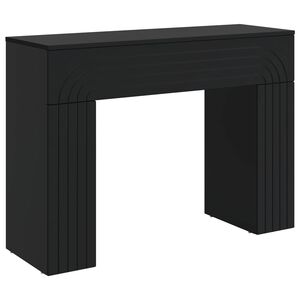 vidaXL Kavos staliukas Juoda 102 x 35 x 75 cm Apdirbta mediena