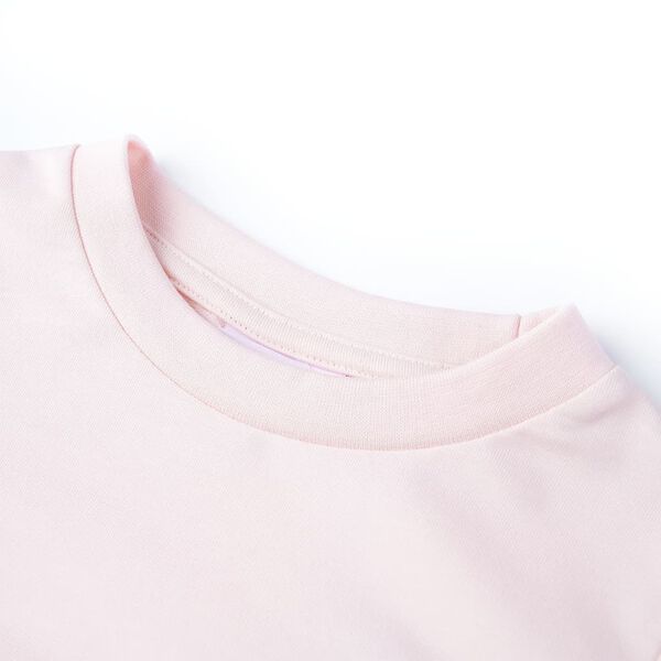 Vaikiškas sportinis megztinis, šviesiai rožinės spalvos, 140 dydžio