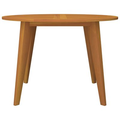 vidaXL Sodo stalas, 110x75cm, akacijos medienos masyvas