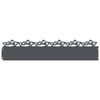 vidaXL Vejos borteliai 10 vnt. 103 x 0,05 x 22 cm Plienas Antracito