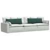 vidaXL Sofa Pagalvės 2 pcs Tamsiai žalia 120 x 40 cm