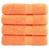 vidaXL Du&scaron;o rank&scaron;luosčiai SOLUND, 4vnt., oranžiniai, 70x140cm, 600g/m&sup2;