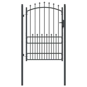 vidaXL Tvoros vartai su smailiais EMMEN 170 x 100 cm