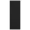 vidaXL Konsolinis staliukas, juodas, 78x30x80cm, apdirbta mediena