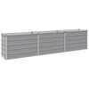 vidaXL Pakelta sodo lova Pilka 240 x 40 x 55 cm