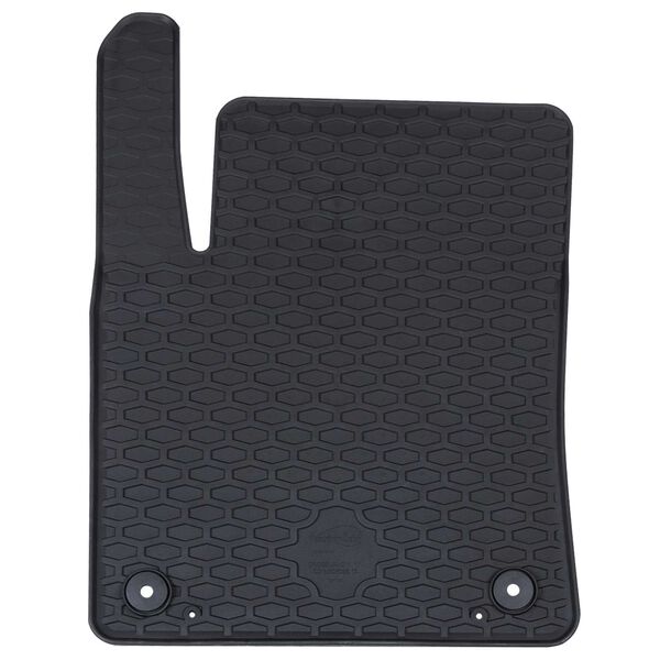 vidaXL Automobilių kilimėlis 4 pcs Juodas Guma