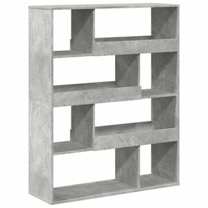 vidaXL Kambario pertvara, betono pilka, 100x33x125,5cm, mediena