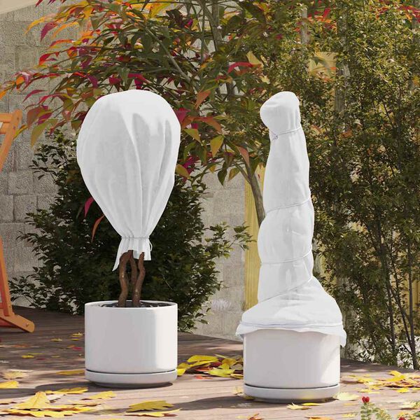 vidaXL &Scaron;alčio apsaugos augalų flisas Balta 20 x 1,6 m