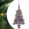 vidaXL Kalėdų eglutė su 150 LED s stovu Žalia 65 cm PE