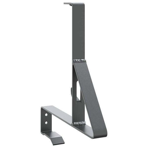 vidaXL Sniego sargybos laikiklis Antracitas 29,5 x 3 x 34,5 cm Plienas