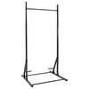 vidaXL Traukimo juostos stotis Juoda 100,5 x 102 x 234,5 cm