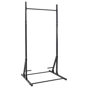 vidaXL Traukimo juostos stotis Juoda 100,5 x 102 x 234,5 cm