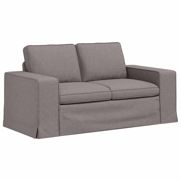 vidaXL Sofa Taupe Bendri matmenys: 162 x 80 cm (P X G x A) Aksomas