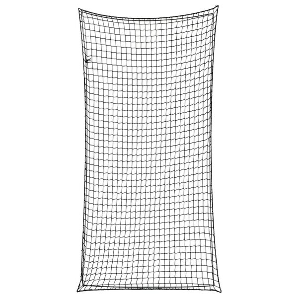 vidaXL Priekabos tinklas su elastine virve, juodas, 7x3,5m, PP