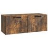 vidaXL Sieninė TV spintelė Dūminio ąžuolo 78,5 x 31 x 30 cm