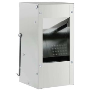 vidaXL Triu&scaron;ių &scaron;ėrimo priemonė Sidabro 12,5 x 12,5 x 25 cm