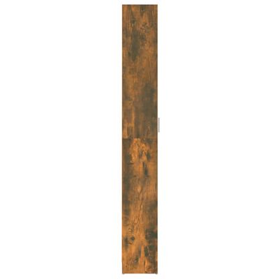 vidaXL Drabužių spinta, dūminio ąžuolo, 55x25x189cm, mediena