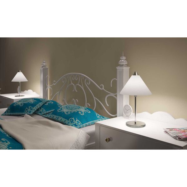 vidaXL Lempos 2 pcs Balta 25 x 25 x 40 cm Popierius