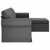 vidaXL Sofa Tamsiai pilka Bendri matmenys: 245 x 138 cm (P X G x A)