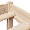 vidaXL Lovos rėmas be čiužinio, 90x200cm, pušies medienos masyvas