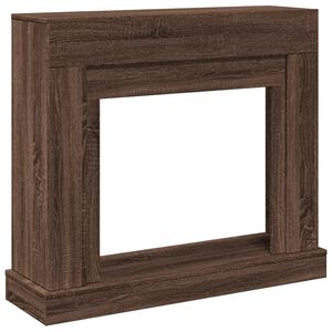vidaXL Židinio apvadas, rudas ąžuolo, 100x30x87,5cm, apdirbta mediena
