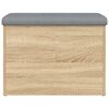 vidaXL Suoliukas daiktadėžei, sonoma ąžuolo spalvos, 62x42x45cm, inžinerinė mediena