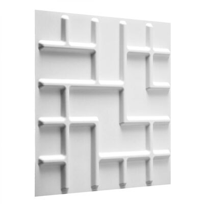 WallArt 3D Sienos plokštės GA-WA16, 24vnt., tetrio dizainas