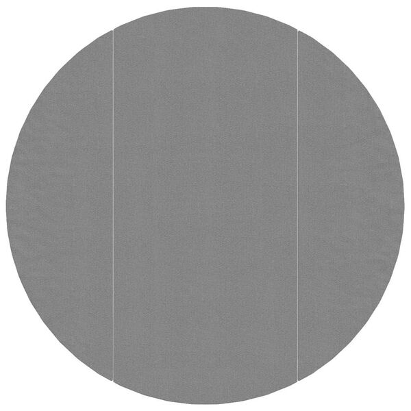 vidaXL Baseino paklotas, pilkas, 306cm, poliesterio geotekstilė