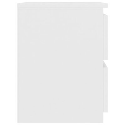 vidaXL Naktinė spintelė, baltos spalvos, 30x30x40 cm, MDP
