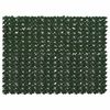 vidaXL Balkono ekranas su lapais Tamsiai žalia 200 x 150 cm