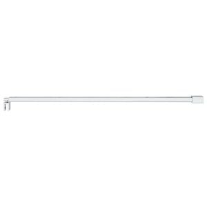 vidaXL Du&scaron;o sienelės laikiklis 70-120 cm 6/8 mm stiklui Chromo