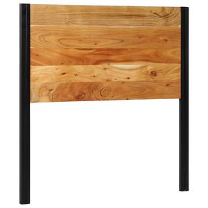 vidaXL Galvūgalis, 100cm, akacijos medienos masyvas/geležis