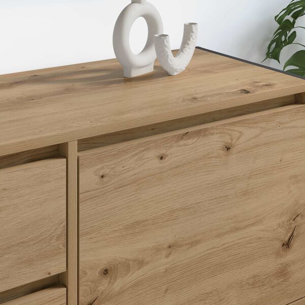 vidaXL Televizoriaus spintelė Meistrų ąžuolas 100 x 36 x 49.5 cm