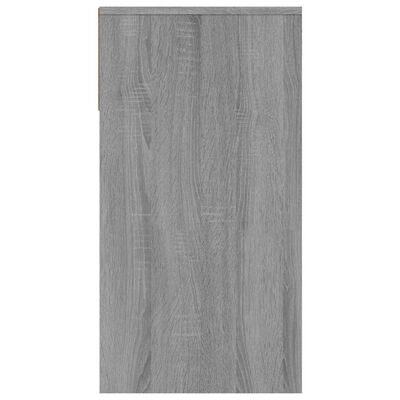vidaXL Konsolinis staliukas, pilkas ąžuolo, 100x39x75cm, mediena