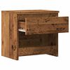 vidaXL Spintelė prie lovos Old Wood 40x30x39 cm Engineered Wood