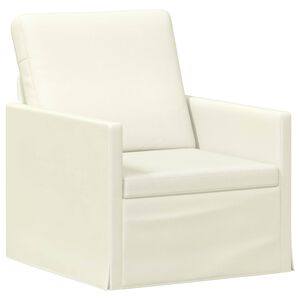 vidaXL Viena sofa Kreminė 70 x 81 x 82 cm Kordūrinis audinys