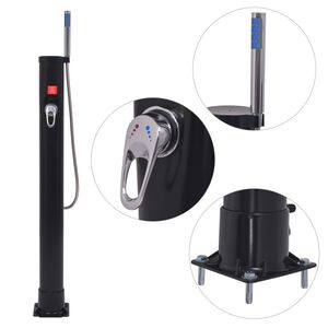 vidaXL Saulės energijos du&scaron;as, 8l, PVC, plienas