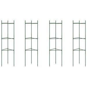 vidaXL Pomidorų narvai, 4vnt., 116 cm Plienas ir PP