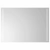 vidaXL LED vonios veidrodis Skaidrus 70 x 50 cm grūdintas stiklas